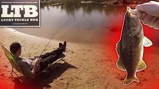 lucky tackle box randys bass buffet rig bass fishing vlog dallmyd