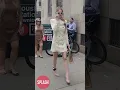 Anna Sorokin Arrives At Immigration Court In A White Dress And Her Ankle Tag In New York City