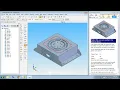 Tut 2 Pattern Feature SolidEdge V20 machine design tutorial CAD Mechanical Engineering