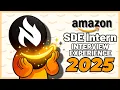 My Amazon Interview Experience Off Campus Internship Technical Rounds Coding Questions