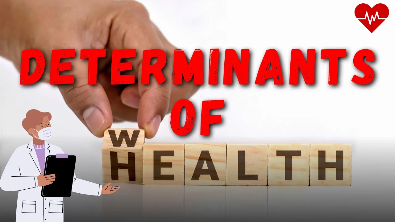 5 Determinants of Health Explained - Animated Public Health Lecture Series 2022