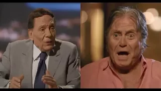 لما تلاقي صاحبك اللي ملوش فيها بيتكلم في التليفزيون رد فعل حسين فهمي على عادل إمام العراف 