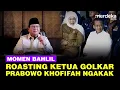 Lagu Momen Prabowo Hingga Khofifah Ngakak Dengar Guyon Bahlil Roasting Ketua Golkar Sumbar