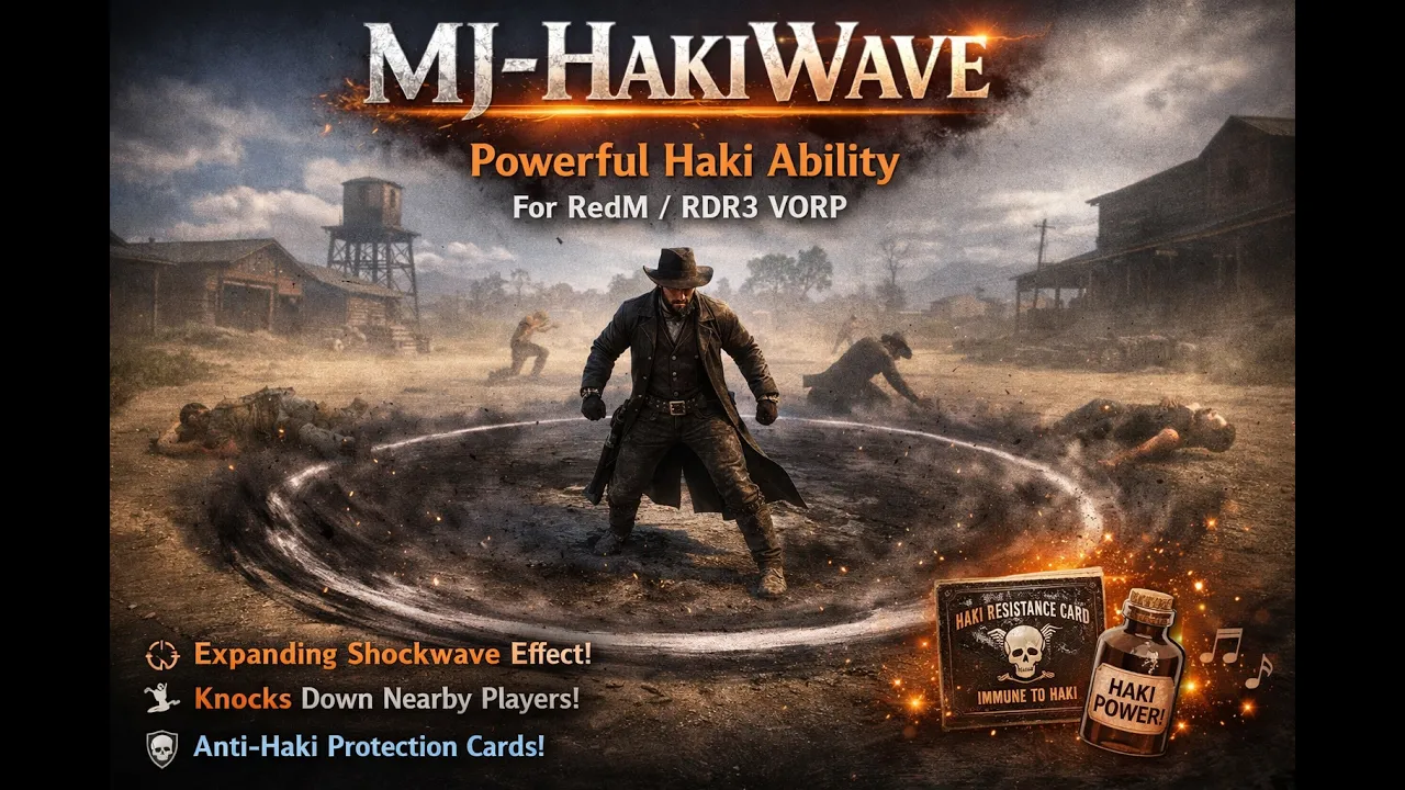 FREE MJ-HakiWave | Haki System for RedM / VORP