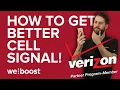 How to Improve Boost Cell Phone Signal for Verizon weBoost