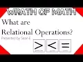 What are Relational Operations in Math Relational Operators