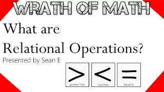 What are Relational Operations in Math Relational Operators