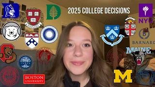 2025 College Decision Reactions likely letter ivies t20s