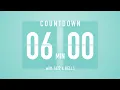 6 Minute Countdown Timer Flip Clock with Jazz Bells
