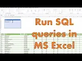 Run SQL queries in MS Excel