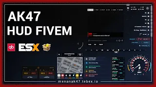 ADVANCED AK47 HUD FIVEM QBX