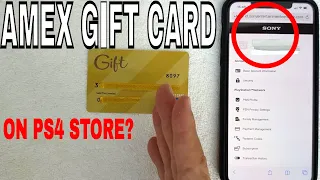 Can You Use American Express AMEX Gift Card On Playstation PS4 Store