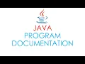 Java Program Documentation