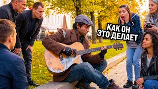 НИКТО Не Ожидал ТАКОГО от БЕЗДОМНОГО гитариста | AkStar лучшие моменты