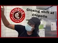 Chipotle work vlog 003