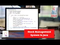 Stock Management System In Java Java Project