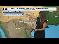 DFW Weather Rainfall totals are above normal this year