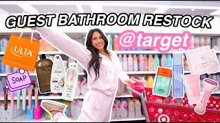 RESTOCKING my ☆ENTIRE ☆ GUEST bathroom | honeybobabear