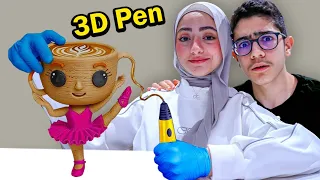 أفضل تحفة فنية بقلم 3D رح تفوز 