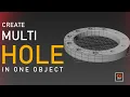 How To Create Multi Hole In One Object In 3ds Max 2014 Tutorials CG Deep Arch Viz Tutorials