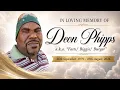 The Funeral Service of the Late Deon Phipps