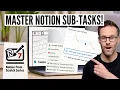 How To Use Notion As A Task Manager Sub-tasks Dependencies Tutorial