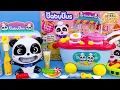 Download Lagu Toy ASMR | Satisfying with unboxing Panda Kitchen Playset | Eating with BabyBus🍽베이비버스와 함께 식사하기