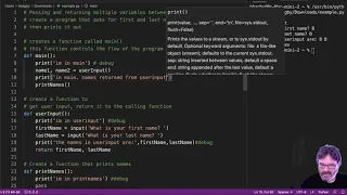 Debugging Functions Python
