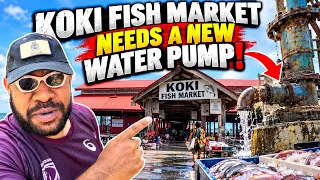 Koki Fish Market Needs a New Water Pump! This Needs to Be Fixed 🇵🇬
