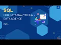 SQL for Data Analytics Data Science Day 1