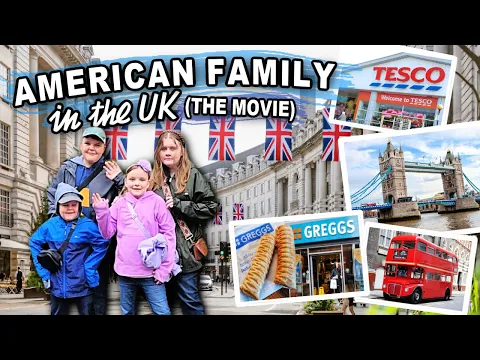 Download MP3 AMERICAN FAMILY'S FIRST TIME IN THE UK 🇬🇧 - THE MOVIE | Bunches of Lunches