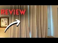 NICETOWN Natural Linen 100 Blackout Curtains Review - Shop in Link Below
