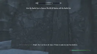 Skyrim Anniversary Edition - how to keep both The Rueful Axe and the Masque of Clavicus Vile