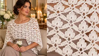 Descubre Esta Puntada a Crochet ! Tan FACIL Y RAPIDA! No Te Arrepetiras!