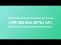 C WinForms Visual Controls Part 2
