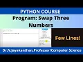 Python Program to Swap Three Numbers Python Mastery Swap Three Numbers with Just a Few Lines