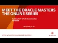 Meet The Oracle Masters Jeff Smith - Building REST APIs for Oracle Database