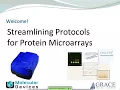 Webinar Streamlining Protocols for Protein Microarrays