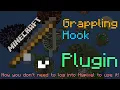 Use Grappling Hook everywhere Minecraft Plugin