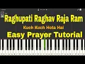Download Lagu Raghupati Raghav Raja Ram - Kuch Kuch Hota Hai  | Prayer Piano Tutorial By MusicWithMasti369