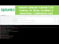 Splunk Lookups Tutorial CSV Lookup KV Store Scripted Automatic Collections Conf