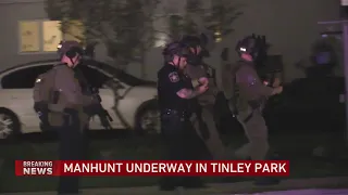 Manhunt underway in Tinley Park