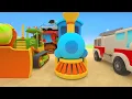 Leo the Truck Builds New Street Vehicles. New Season of Car Cartoons for Kids