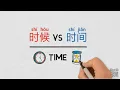 Download Lagu Two dimensions of “time” in Chinese -- 时候 (shihou)  VS 时间 (shijian) - Chinese Grammar Simplified