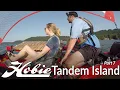 Sailing the Hobie Tandem Island Diving for treasure at Guntersville Lake