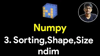 Sort Array Concatenate ndim Shape Size axis 0 axis 1 Numpy Tutorial