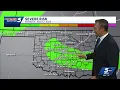 TIMELINE Storms bring risk of damaging winds and 1-inch hail to Oklahoma on Monday