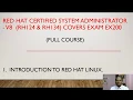 1 Red Hat Linux RHCSA V8 EX200 - Introduction to Linux