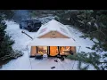 Lagu WINTERKAMPEREN MET KACHEL IN OPBLAASBARE TENT BIJ VRIESKOU ❄️