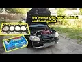 DIY D16 turbo Honda civic head gasket and arp headstuds install